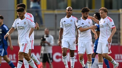 Hazırlık maçında Beşiktaşlı futbolcuları çılgına çeviren olay