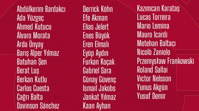 Galatasaray'ın Avusturya kamp kadrosu belli oldu