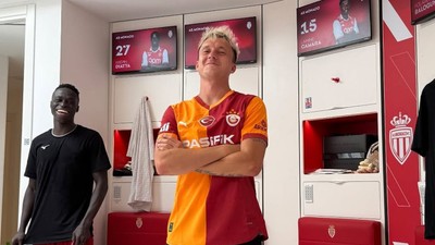 Monaco'nun 10 numarası Galatasaray forması giydi
