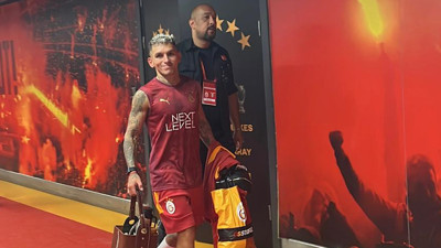 Maçın yıldızı Lucas Torreira RAMS Park Stadyumu'ndan ayrıldı
