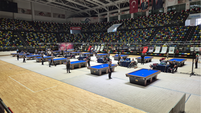 Samsun'da bilardo şöleni