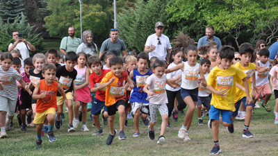 Eskişehirli çocuklar, spora dikkati çekmek için koştu