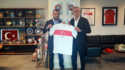 Ertuğrul Doğan'dan TFF Başkanı Hacıosmanoğlu'na ziyaret