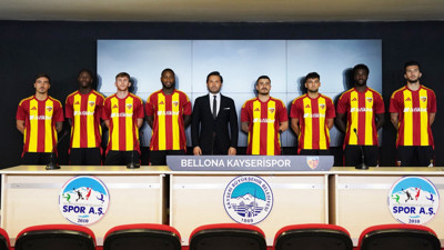 Kayserispor 8 transferini tanıttı