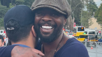 Pascal Nouma Beşiktaş-St. Patrick's maçı için Dolmabahçe'de