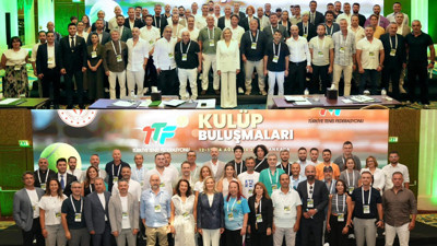 Türkiye Tenis Federasyonu, 160 kulüp temsilcisiyle bir araya geldi