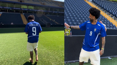 Fenerbahçe'nin unutulmaz ismi Kadıköy'e geldi! Ronaldo formasıyla stadı gezdi
