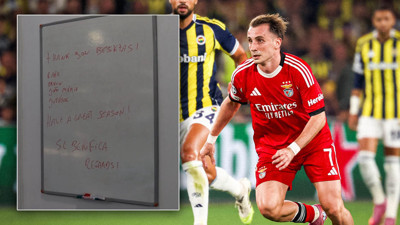 Benfica'dan Beşiktaş'a dikkat çeken not