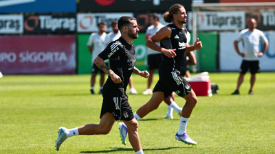 Beşiktaş'ın Lausanne Sport maçı antrenmanları sürüyor