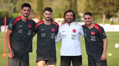 Hakan Çalhanoğlu, Merih Demiral ve Yusuf Akçiçek kampa katıldı