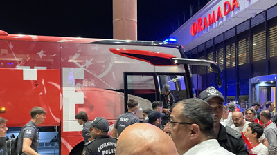 A Milli Futbol Takımımız, Konya'ya geldi