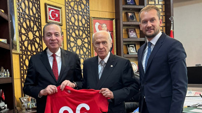 Gençlerbirliği'nden MHP lideri Devlet Bahçeli'ye ziyaret