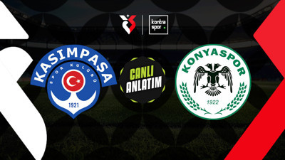 CANLI | Kasımpaşa ile Konyaspor kozlarını paylaşıyor