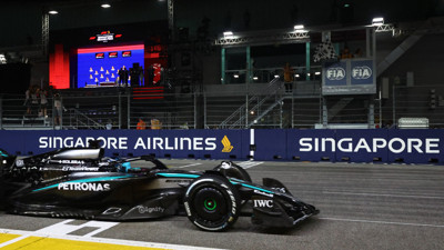 Formula 1 Singapur GP'de ilk sıra George Russell'ın oldu