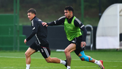 Beşiktaş, akşam idmanında kondisyon çalıştı