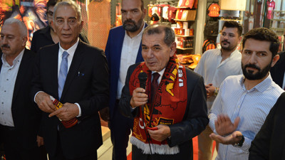 Galatasaray Kulübü Başkanı Dursun Özbek, Mardin'de GS Store mağazasının açılışını yaptı