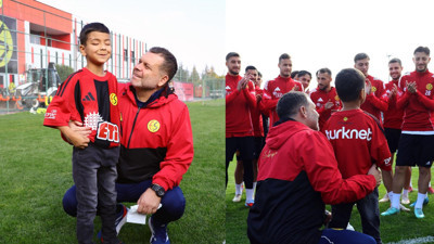 Ameliyatla gözleri açılan Hamit Özbek, Eskişehirspor idmanını izledi