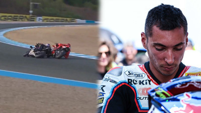 Olacak iş değil! Bulega'nın müdahalesi sonrası Toprak motordan düştü: Yarış dışı kaldı