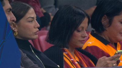 Demet Özdemir, Galatasaray'ı desteklemek için RAMS Park'ta