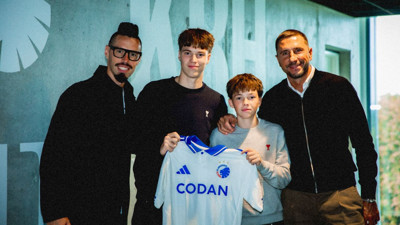 Marek Hamsik'in 16 yaşındaki oğlu Kopenhag'da!