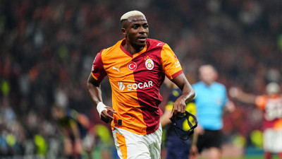 Galatasaray taraftarından Osimhen tepkisi
