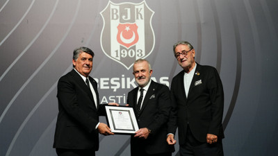 Beşiktaş'ta mazbata töreni gerçekleştirildi