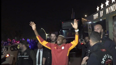 Galatasaray kafilesi Kocaeli'de
