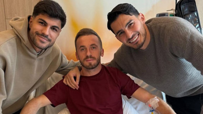 Uğurcan Çakır ve Eren Elmalı'dan Edin Visca'ya ziyaret!