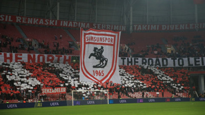 Samsunspor'dan AEK maçına özel koreografi