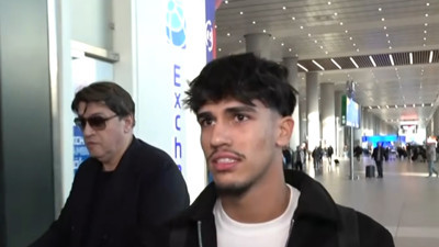 Galatasaray'ın yeni transferi Can Armando Güner, İstanbul'a geldi