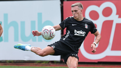 Leandro Trossard siftah yaptı! Beşiktaş ile ilk antrenman