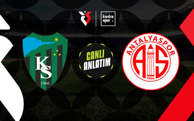 CANLI YAYIN | Kocaelispor - Antalyaspor (Süper Lig)