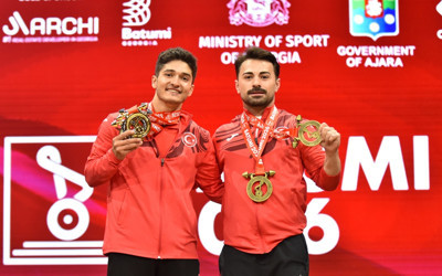 Milli halterci Muhammed Furkan Özbek'ten altın madalya!