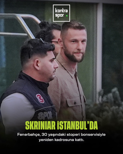 Fenerbahçe'nin yeni transferi Slovak savunma oyuncusu Milan Skriniar, İstanbul'a geldi