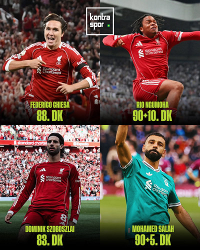 Liverpool’un bu sezon Premier Lig'de son dakika golleriyle gelen zaferleri!