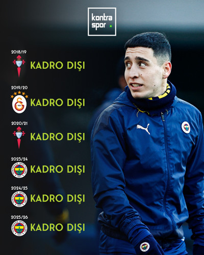 Son 8 sezonda 6 kadro dışı! Sizce Emre Mor hâlâ futbola geri dönüş yapabilir mi?