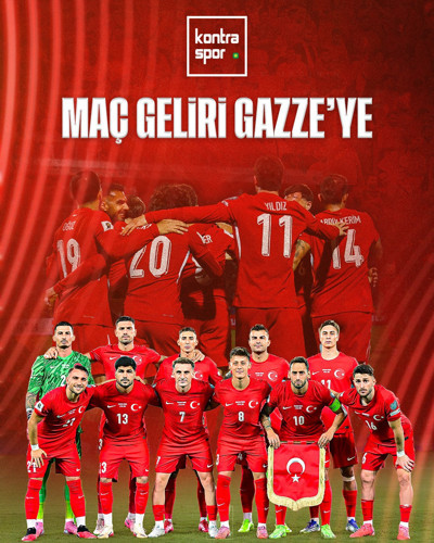 TFF, Türkiye - Gürcistan maçının bilet gelirinin Gazze'ye bağışlanacağını açıkladı