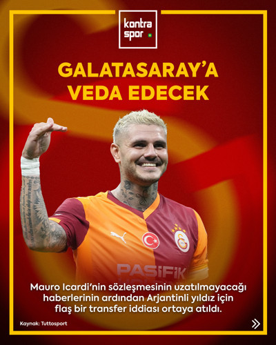 Mauro Icardi'den Galatasaray'a veda!