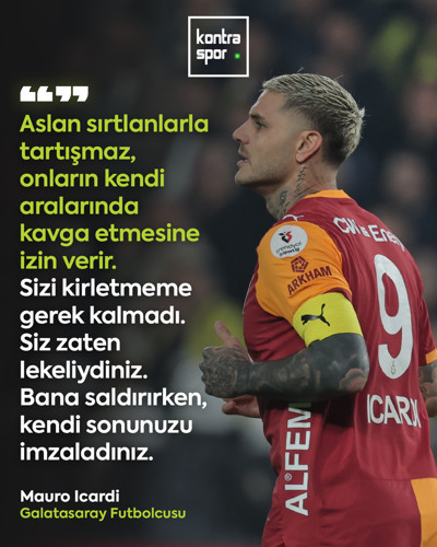 Galatasaray'ın yıldız futbolcusu Mauro Icardi, henüz kimin için yaptığını belirtmediği bir açıklamada bulundu