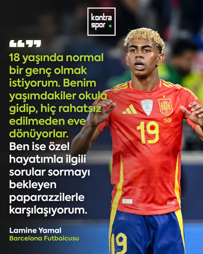 Lamine Yamal: 18 yaşında normal bir genç olmak istiyorum