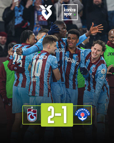 Trabzonspor, sahasında kazandı!