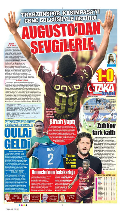 Trabzonspor'un Süper Lig başlangıcı yerel gazetelere böyle yansıdı - Resim: 6
