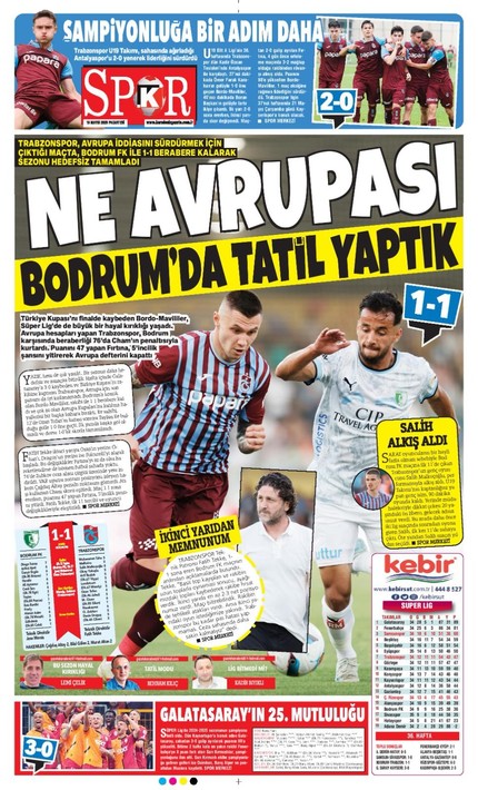 Trabzonspor'un Avrupa şansı kalmadı, yerel basın isyan etti: "Ne Avrupası Bodrum’da tatil yaptık" - Resim: 6