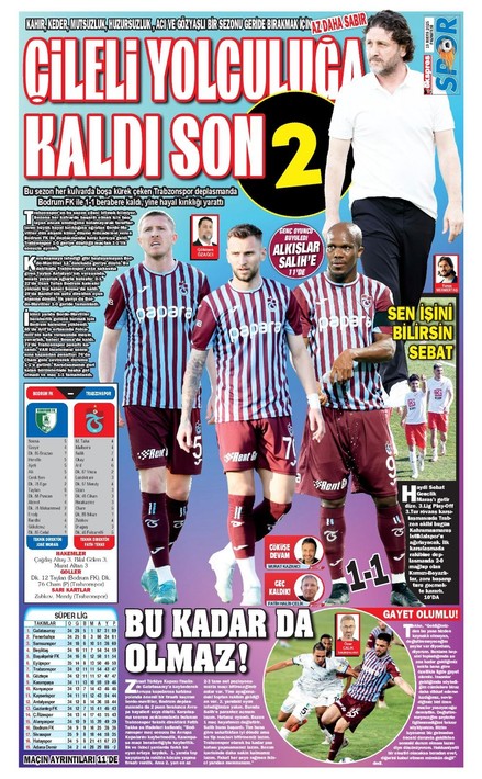 Trabzonspor'un Avrupa şansı kalmadı, yerel basın isyan etti: "Ne Avrupası Bodrum’da tatil yaptık" - Resim: 7
