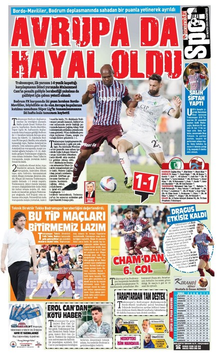 Trabzonspor'un Avrupa şansı kalmadı, yerel basın isyan etti: "Ne Avrupası Bodrum’da tatil yaptık" - Resim: 3