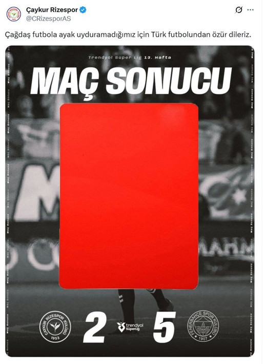 Rizespor'dan Çağdaş Altay isyanı: Özür dileriz - Resim: 3