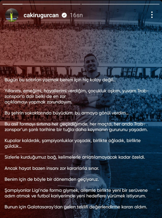 Uğurcan Çakır Galatasaray'da! 3 futbolcu takasta önerildi - Resim: 4