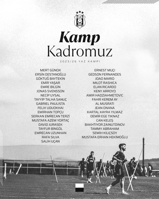 Beşiktaş'ın Avusturya kamp kadrosu belli oldu! Tammy Abraham... - Resim : 2