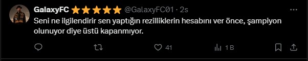 Eray Yazgan'ın Fenerbahçe göndermesine Galatasaray taraftarından tepki: Batırdığın kutlamaları konuş - Resim: 13