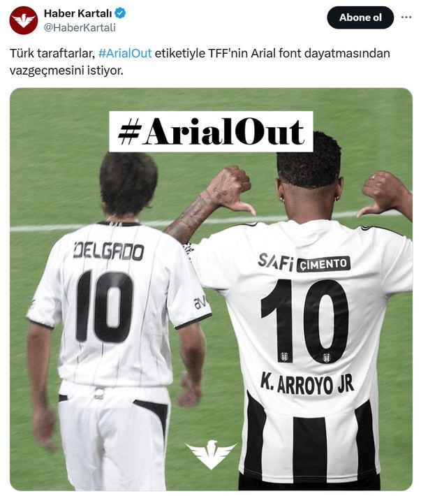 TFF'ye arial font çağrısı: Bu kuralı kaldırın artık! - Resim: 4